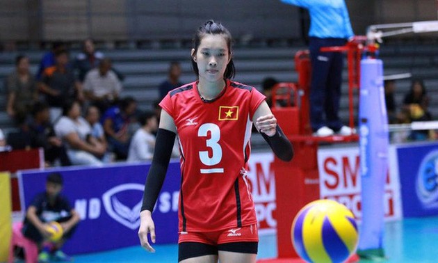 Volleyballspielerin Tran Thi Thanh Thuy rückt in der Weltrangliste nach oben