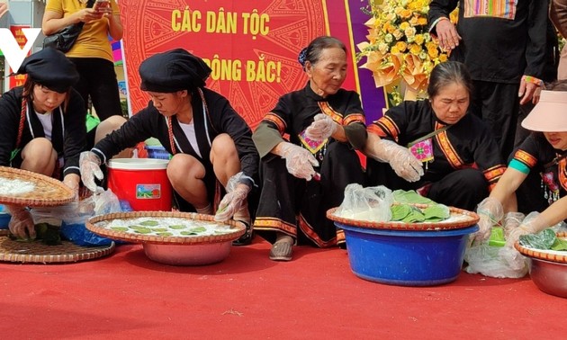 Kultureigenschaften der Volksgruppe der San Diu beim Hoang Can-Tempelfest 