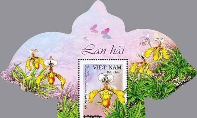 Herausgabe der Briefmarkenserie über Frauenschuh-Orchideen