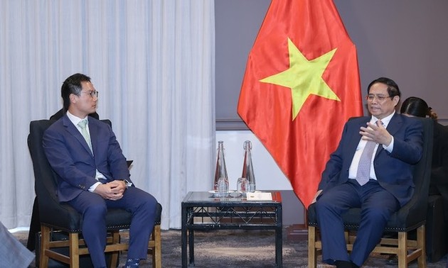 Premierminister Pham Minh Chinh trifft Geschäftsführer australischer Wirtschaftskonzerne