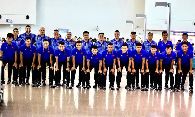 Vietnams Futsal-Mannschaft nimmt am Futsal-Asienmeisterschaft in Thailand teil
