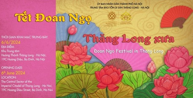 Königliche Kultur beim Doan-Ngo-Fest in Thang Long-Zitadelle wiederbelebt 