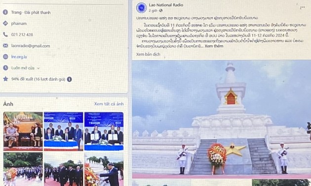 Laos Medien berichten über Besuch des vietnamesischen Staatspräsidenten 