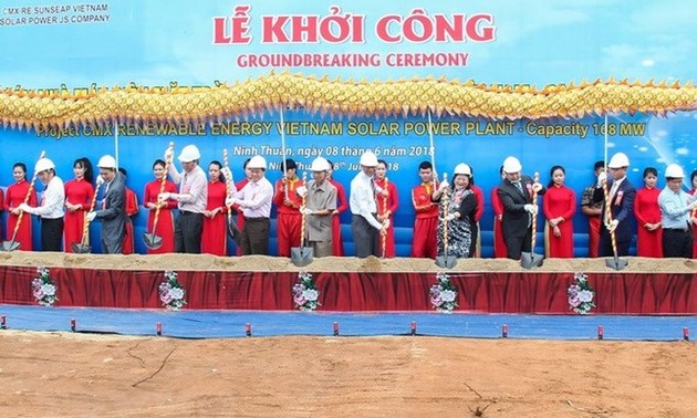 Vietnam’s biggest solar power plant built in Ninh Thuan