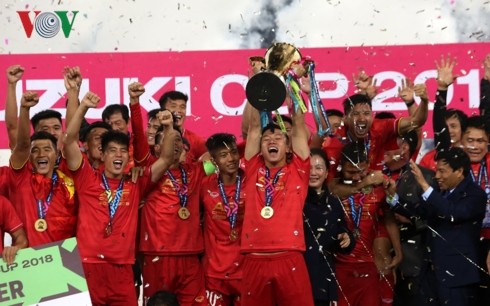 Nation cheers football squad’s 2018 AFF Suzuki Cup victory 