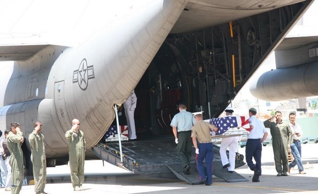 Vietnam repatriates remains of 4 more US servicemen 