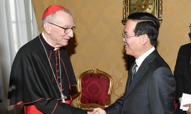 President meets Secretary of State of Vatican