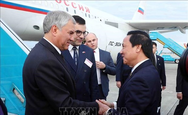 Russian State Duma Chairman begins official visit to Vietnam