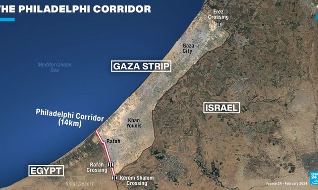 Israel seizes Gaza's entire border with Egypt, presses with raids into Rafa