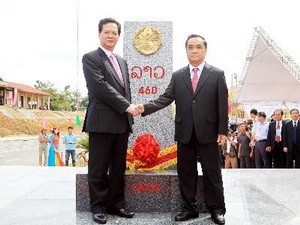 Vietnam, Laos complete border marker planting