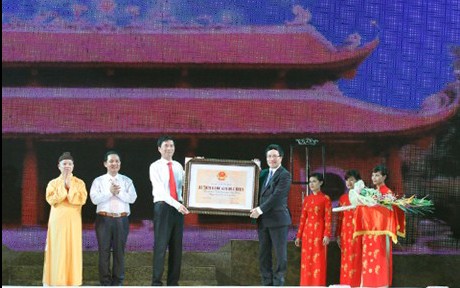 Tran dynasty historical relic site recognized as national heritage