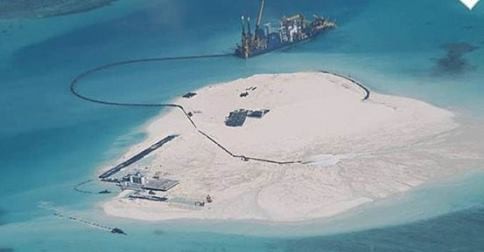 Turning reef into island: China is violating international law