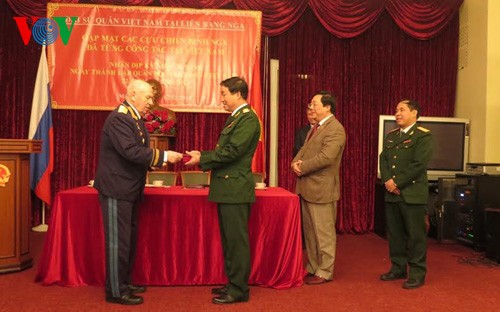 Meeting of Russian war veterans in Vietnam