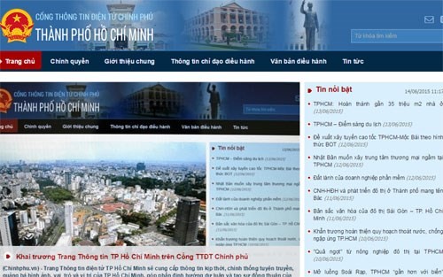 HCM city’s information portal launched