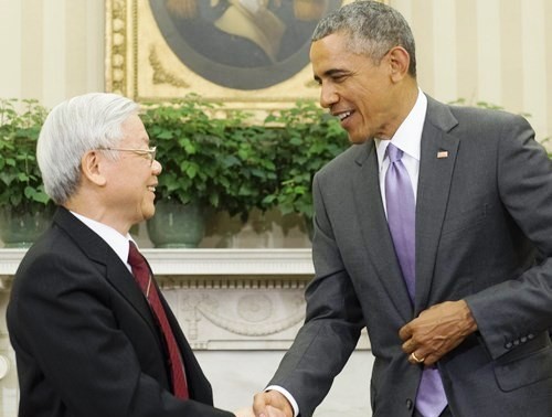 Party leader Nguyen Phu Trong’s visit impresses Americans