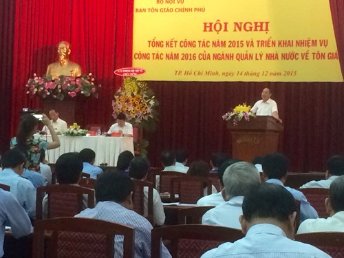 Vietnam aims to complete law on religion and belief in 2016