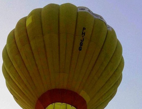 Trial flight anticipating air balloon festival in Thua Thien-Hue