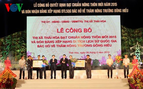 越南政府副总理王庭惠：建设新农村已经成为强大而广泛的运动