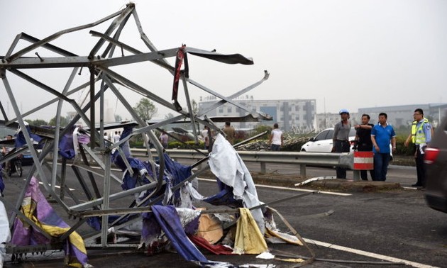 越南就中国发生龙卷风灾害致慰问电