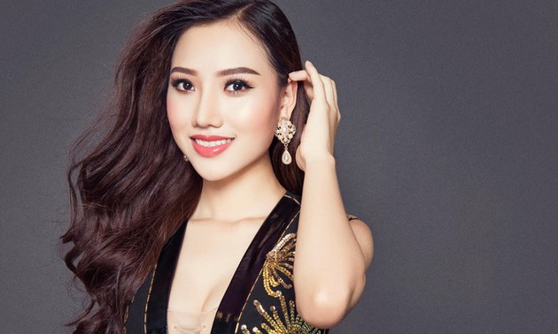 越南首饰女皇选美比赛亚军黄秋草将参加2016年亚太国际小姐选美大赛