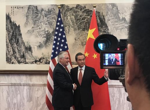 美国国务卿访问中国