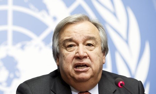 联合国秘书长建议将联合国海地特派团4000万美元拨款转为应对该国霍乱疫情