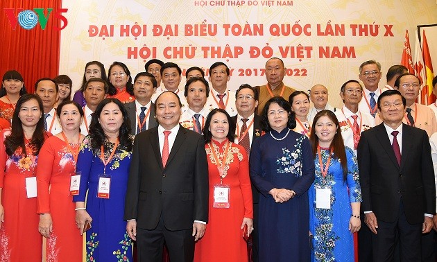 阮春福出席越南红十字会第10次全国代表大会