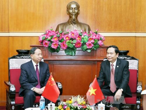 加强越南祖阵与中国全国政协的合作关系 
