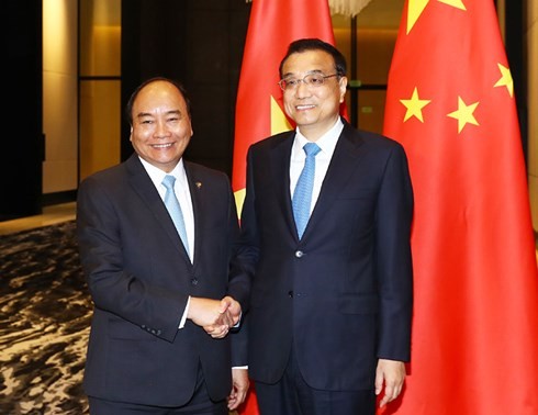 越南政府总理阮春福会见中国国务院总理李克强   