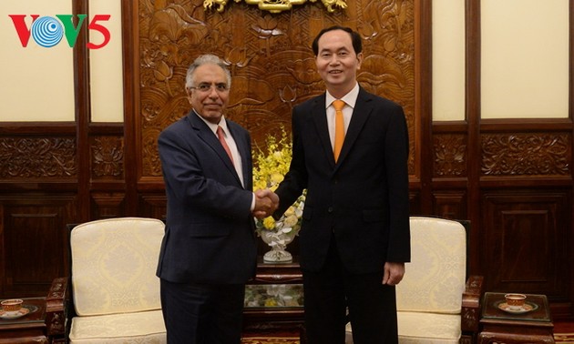 越南国家主席陈大光会见沙特阿拉伯驻越大使约哈尼