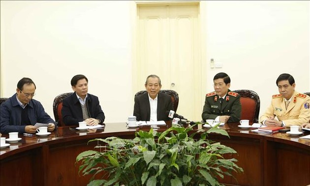 越南政府副总理张和平指导采取各项措施 保障交通安全