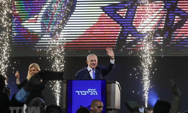 以色列媒体：以色列总理内塔尼亚胡大选中获胜