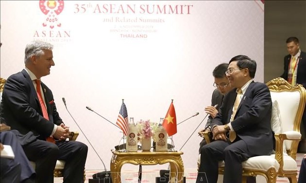 越南政府副总理范平明会见美国国家安全顾问奥布莱恩