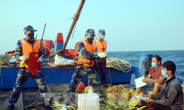 越中2020年第一次北部湾共同渔区海上联合检查行动圆满结束