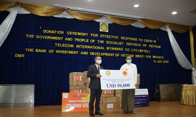 越南为缅甸应对新冠肺炎疫情提供帮助