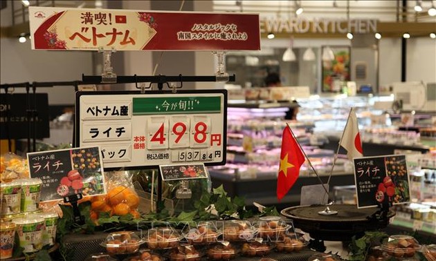 越南新鲜荔枝首次在日本鹿儿岛超市上架