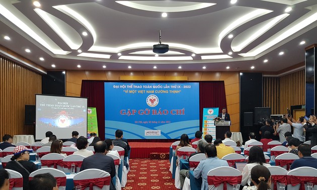 2022年第九届全国体育节的主题为“为了繁荣的越南”