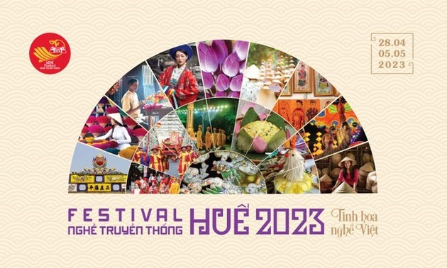 2023年顺化传统手工艺节的​主题为“越南手工艺精华”