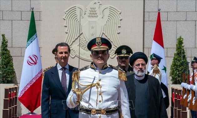 伊朗总统访问叙利亚