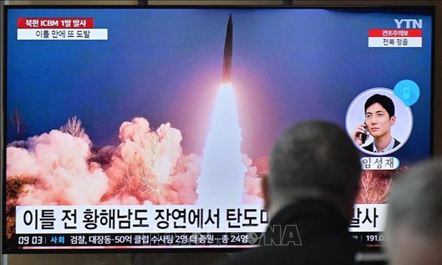 朝鲜发射两枚短程弹道导弹