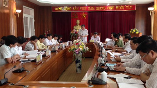 Überprüfung der Umsetzung der Parteibeschlüsse in Vinh Phuc