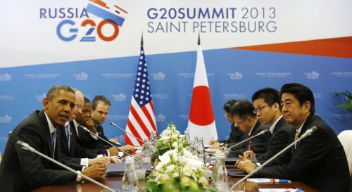 Eröffnung des Gipfeltreffens der G-20 in Sankt Petersburg