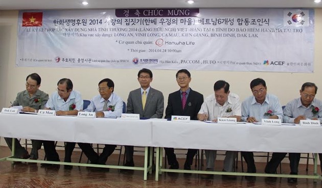Südkorea hilft in Südvietnam beim Bau von Unterkünften für Arme 
