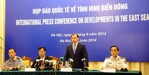 Internationale Pressekonferenz in Hanoi über Lage im Ostmeer
