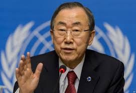 UN-Generalsekretär Ban Ki moon in Ägypten