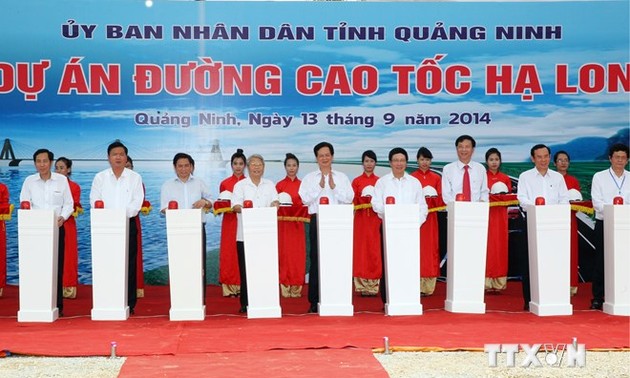 Baustart der Autobahn Quang Ninh-Hai Phong