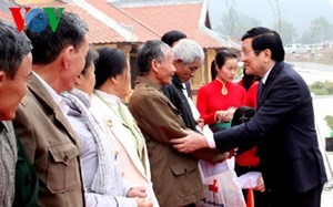 Staatspräsident Truong Tan Sang besucht Nghe An