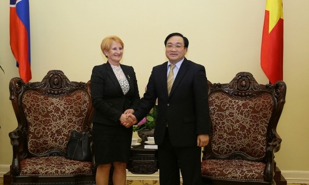 Vizepremierminister Hoang Trung Hai empfängt Abgeordneten-Delegation der Slowakei
