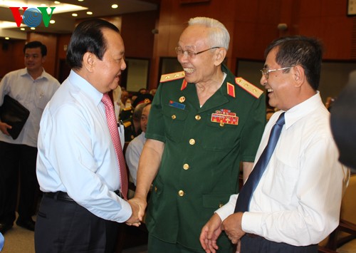 Treffen der Veteranen des Vietnamkriegs in Ho Chi Minh Stadt