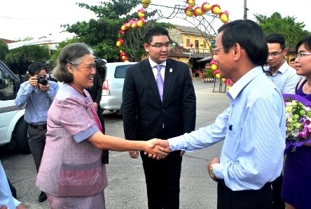 Prinzessin von Thailand Maha Chakri Siridhom besucht Quang Nam
